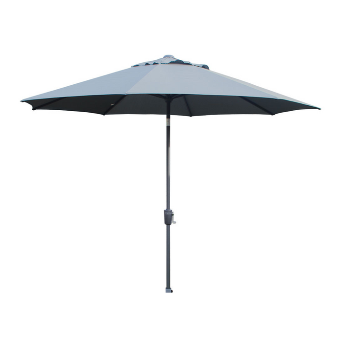 4SO Riviera Round Parasol 3m | Charcoal