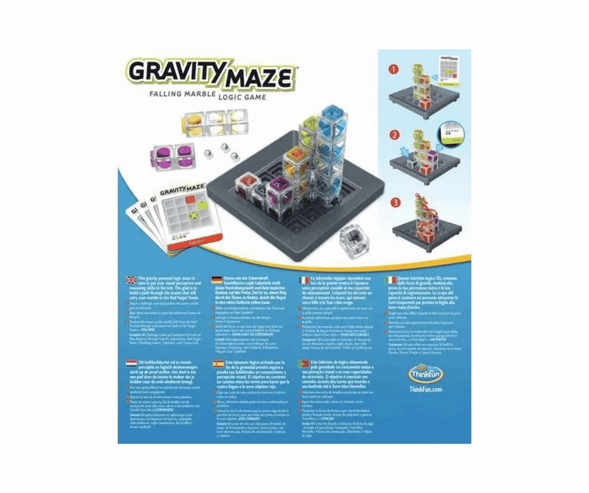 ThinkFun Logic Games Gravity Maze