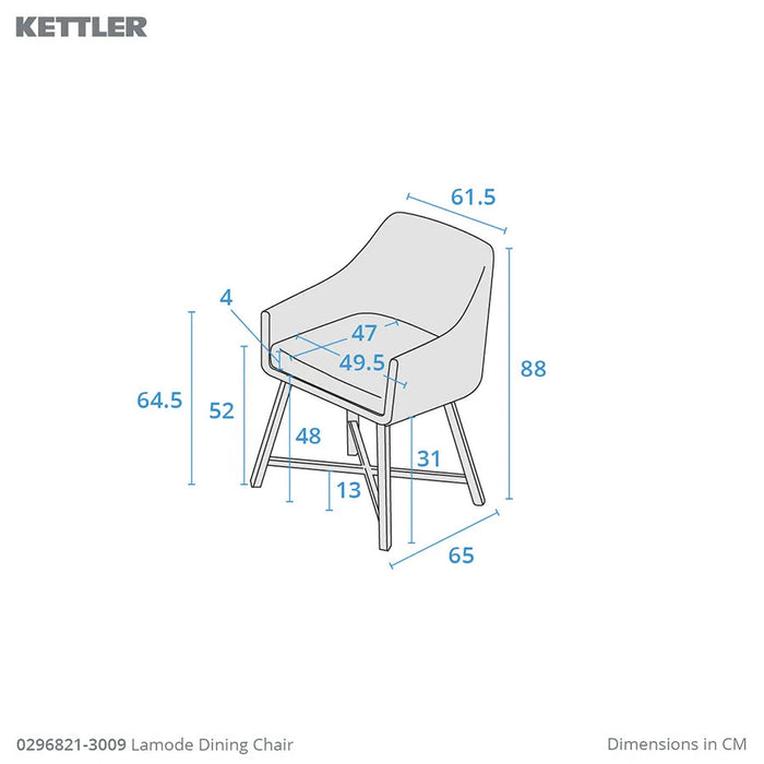 Kettler LaMode Dining Chairs (Pair)