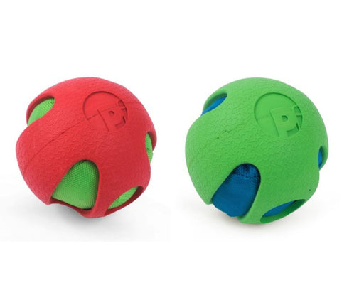 Toyz Crinkle Ball Dog Toy 10cm