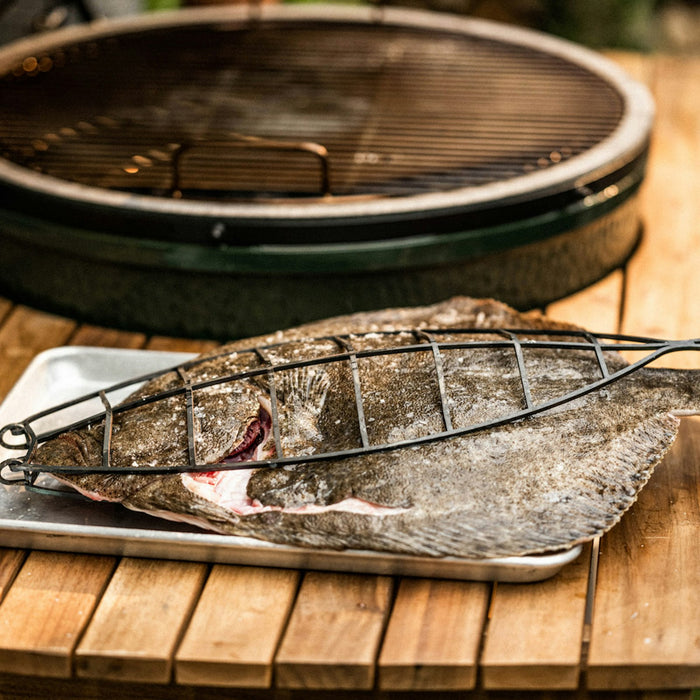 Big Green Egg Eucalyptus Table with Casters and Nest