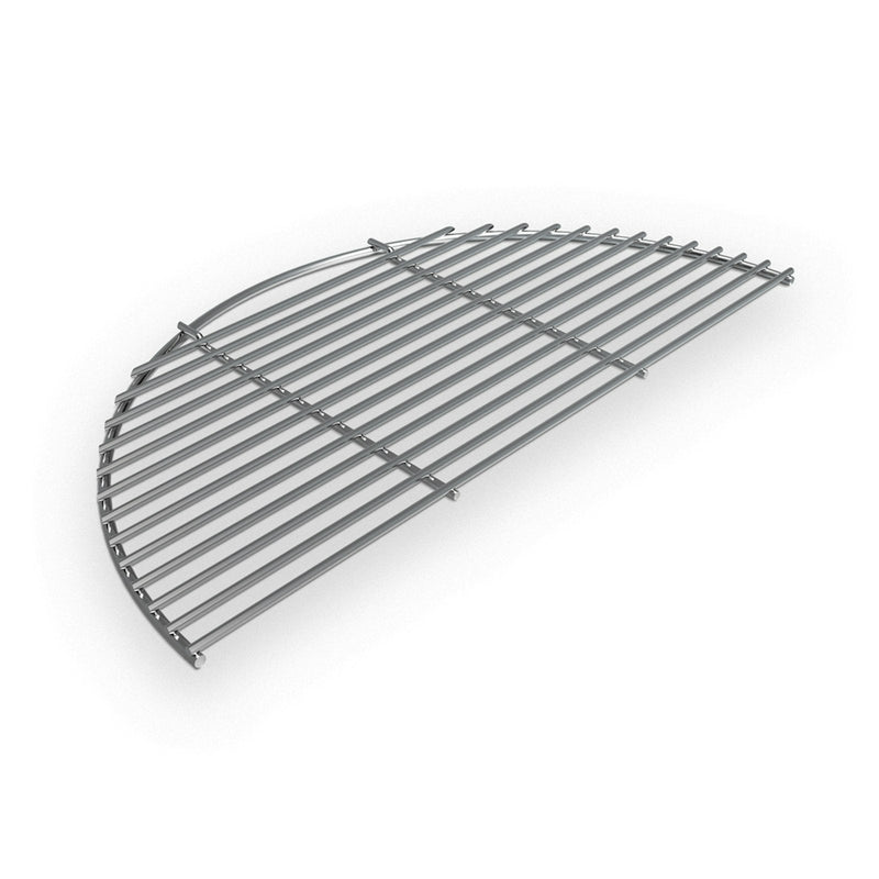 Big Green Egg Stainless Steel Half Moon Grid for EGGspander System Big Green Egg