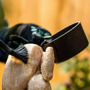 Big Green Egg Cast Iron Saucepot with Basting Brush Big Green Egg