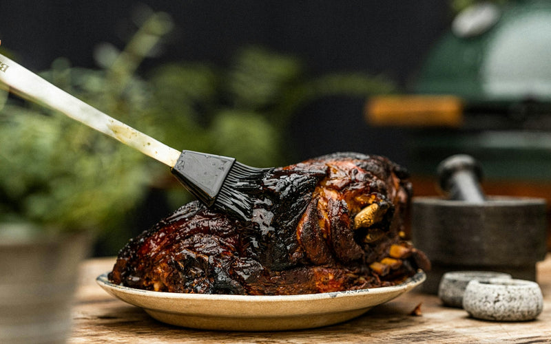 Big Green Egg Stainless Steel Basting Brush with Silicone Head Big Green Egg