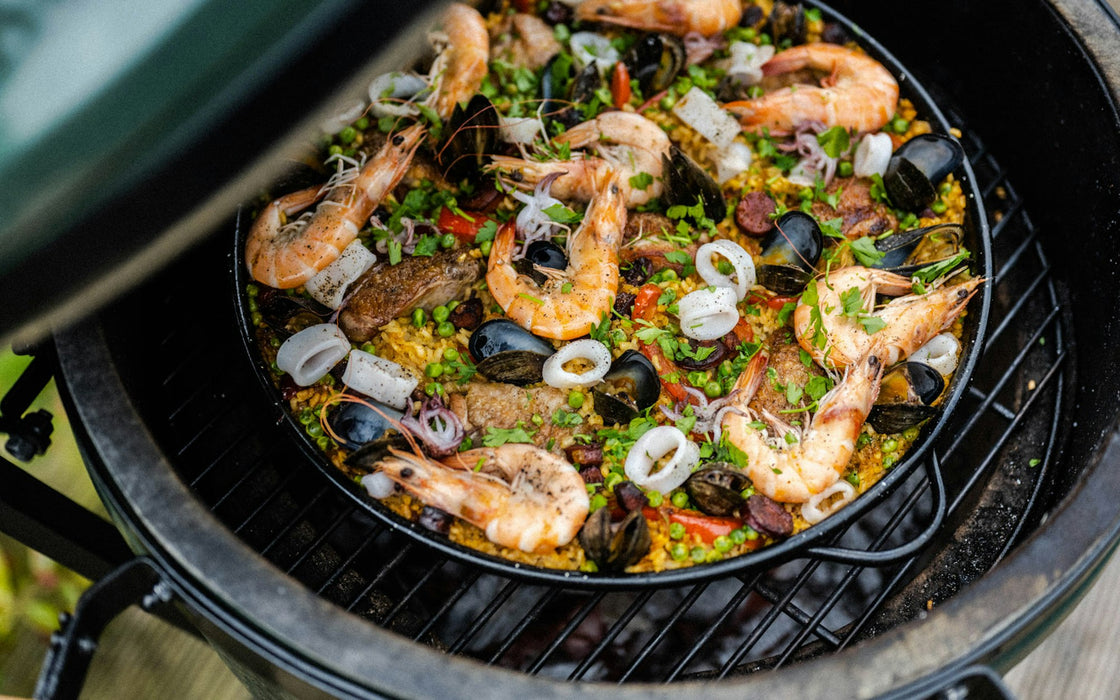 Big Green Egg Paella Pan