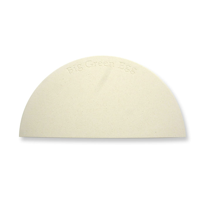 Big Green Egg Half Moon Ceramic Baking Stone for EGGspander System