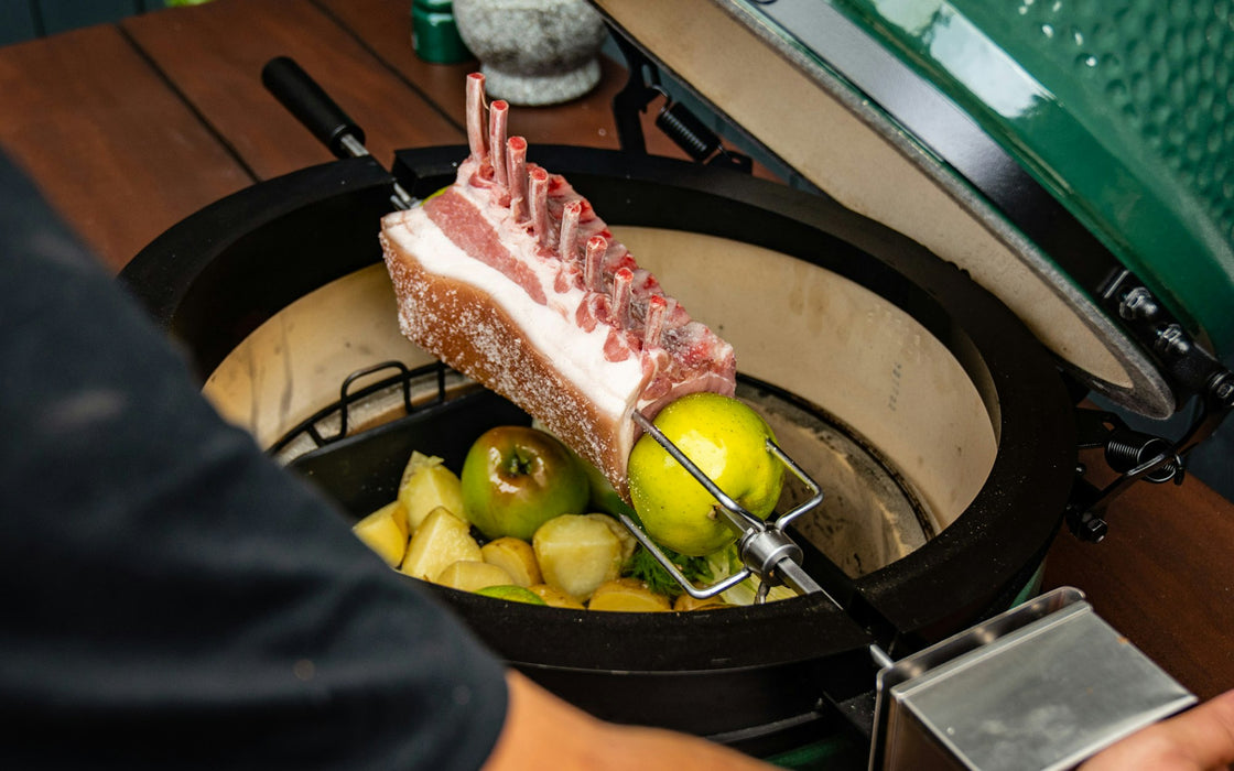 Big Green Egg Rotisserie