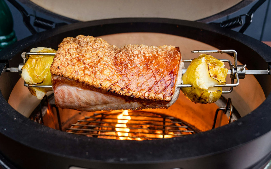 Big Green Egg Rotisserie