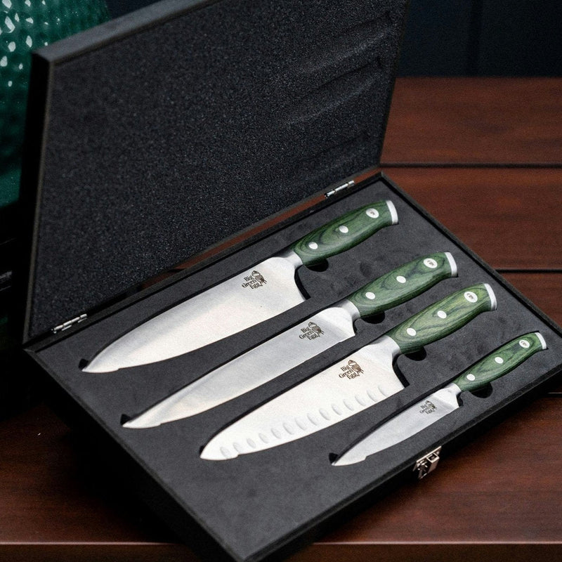 Big Green Egg 4 Piece Kitchen Knife Set Big Green Egg