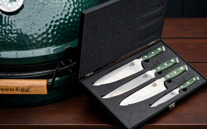 Big Green Egg 4 Piece Kitchen Knife Set Big Green Egg