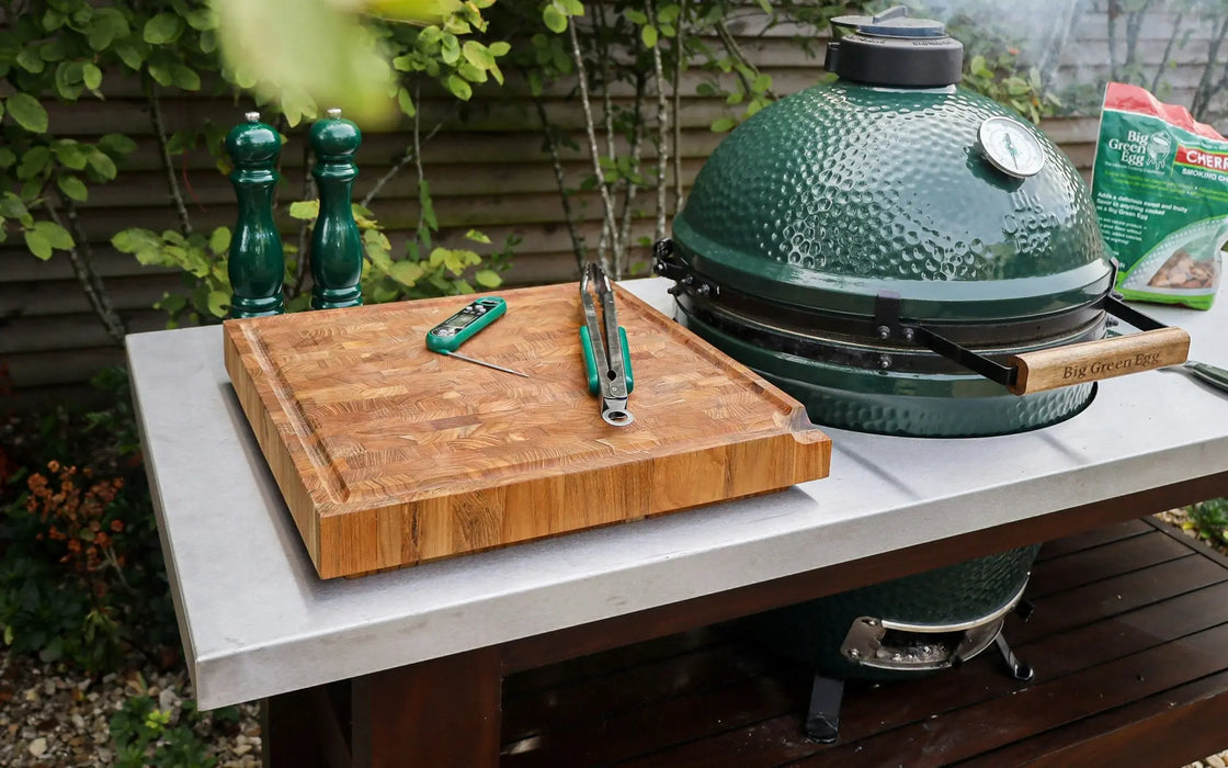 Big Green Egg Teak Butcher's Blocks Authorised Dealer Oaktree