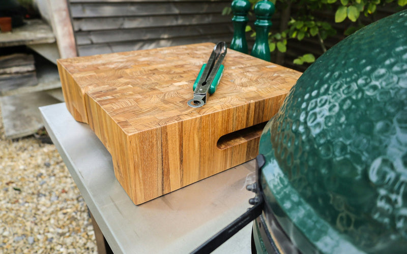 Big Green Egg Teak Butcher’s Block Big Green Egg
