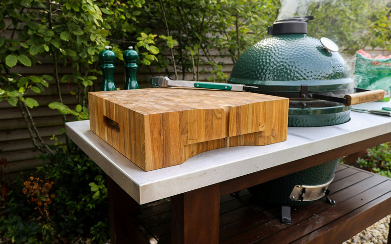 Big Green Egg Teak Butcher’s Block Big Green Egg