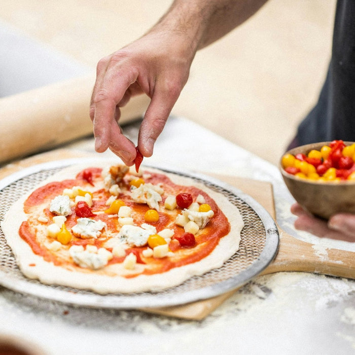 Big Green Egg Bamboo Pizza Peel & Screen