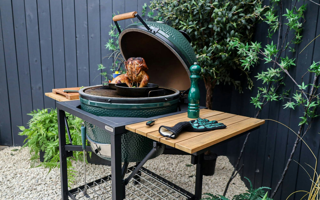 Acacia Foldable Shelf for Big Green Egg Modular Nest System