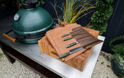 Big Green Egg Leather Knife Roll Big Green Egg