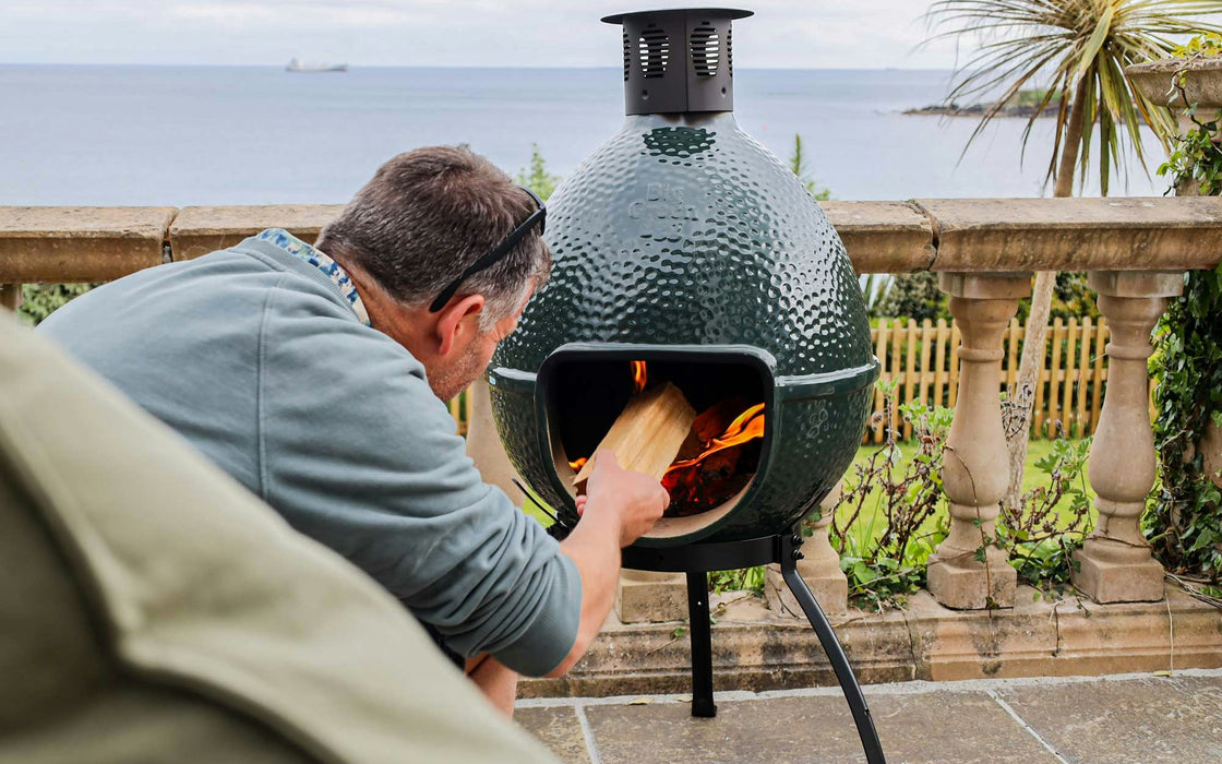 Big Green Egg Chiminea