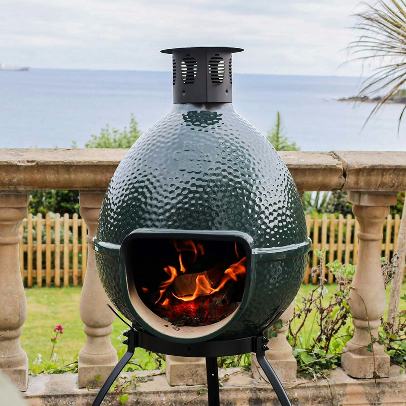 Big Green Egg Chiminea Big Green Egg