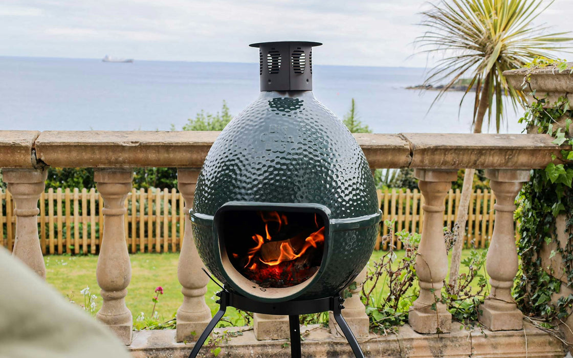 Big Green Egg Chiminea