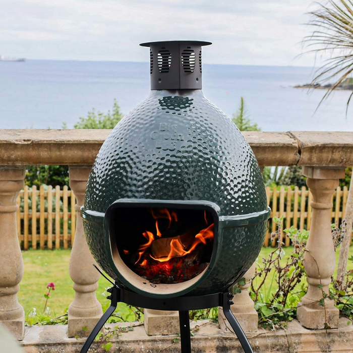 Big Green Egg Chiminea