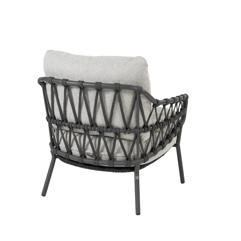 4SO Calpi 6 Seat Low Round Saba Dining Table Set 4 Seasons Outdoor