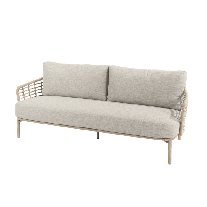 Como 3-seater living bench with 4 cushions