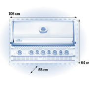 Napoleon Built-in Prestige PRO665 RB Gas BBQ BIPRO665RBPSS - FREE COVER & ROTISSERIE Napoleon Grills