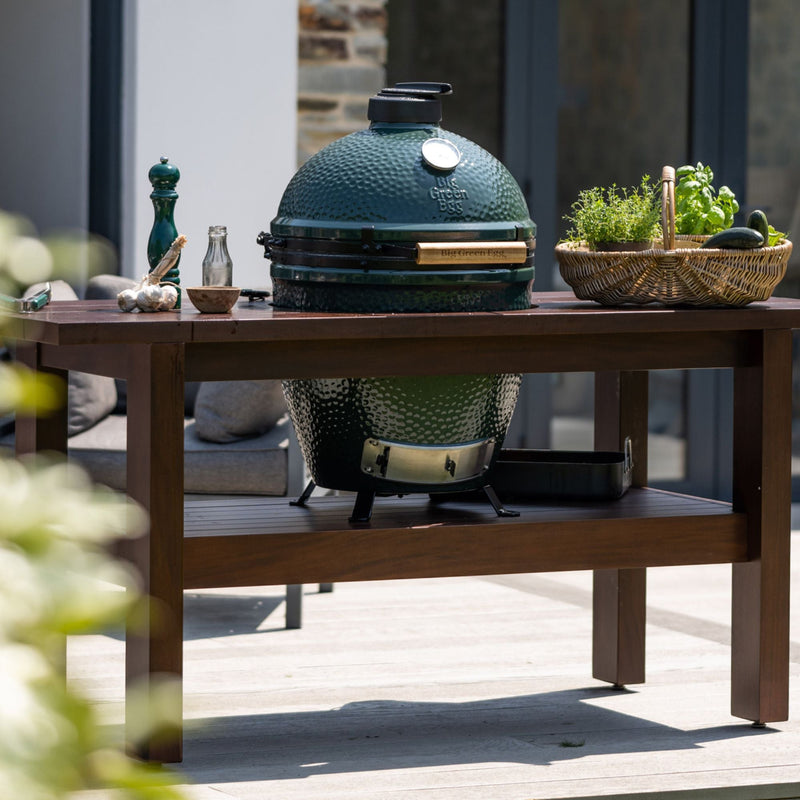 Big Green Egg Premium Royal Mahogany Table Big Green Egg