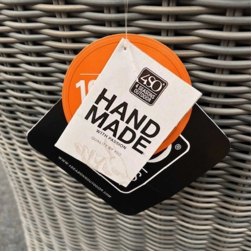 4SO Brighton 6 Seat 170cm Round Outdoor Dining Table Set - Rock 4 Seasons Outdoor