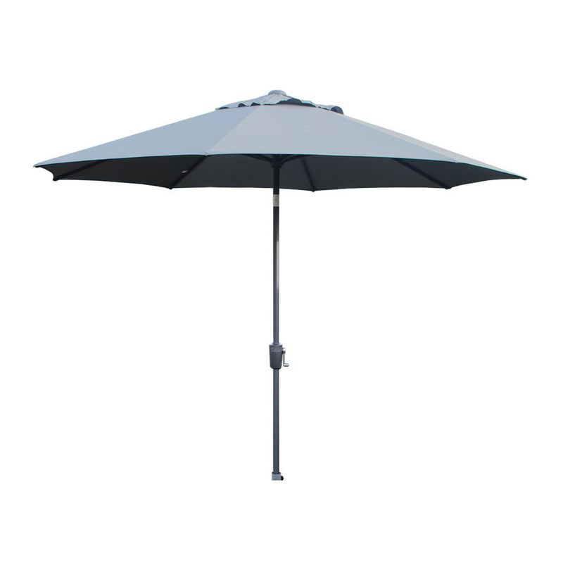 4SO Riviera Round Parasol 3m | Charcoal 4 Seasons Outdoor