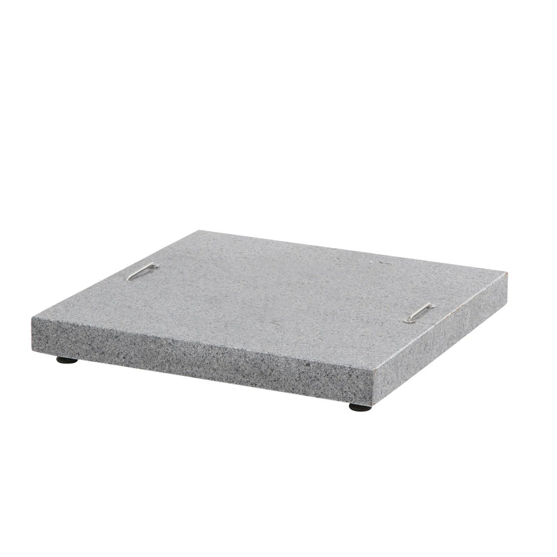 4SO Siesta 3m x 3m Wood Effect Cantilever Parasol with Granite Base, Wheels & Cover in Charcoal 4 Seasons Outdoor