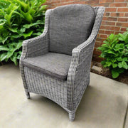 4SO Brighton Chair with Seat & Back Cushions - Rock Grey 4 Seasons Outdoor
