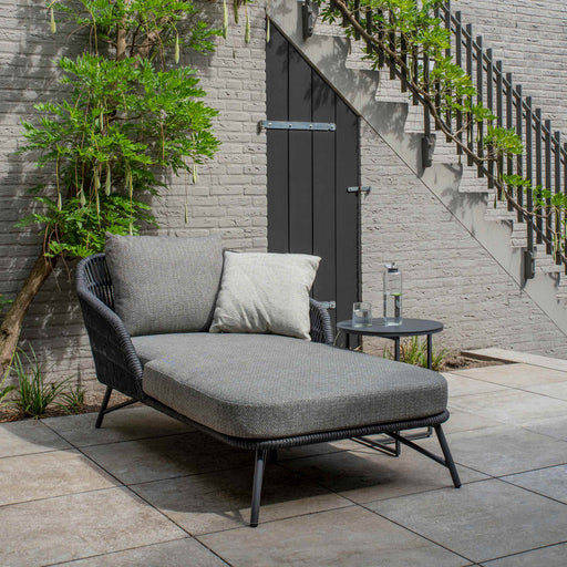 Marbella Outdoor Single Daybed with 3 Weatherproof Cushions