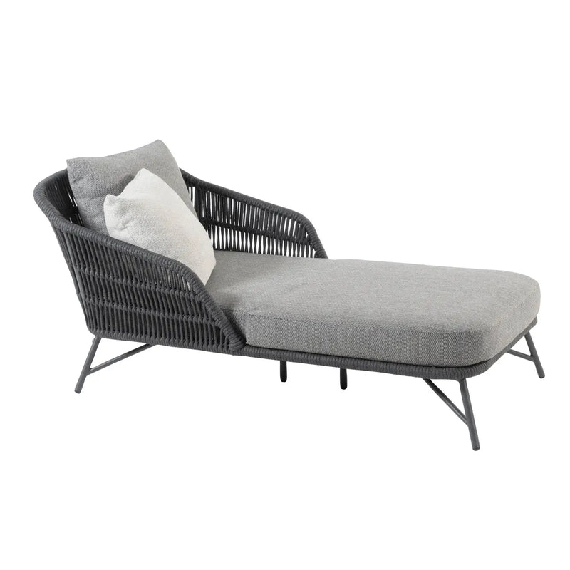Marbella Outdoor Single Daybed with 3 Weatherproof Cushions