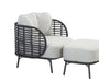 Fabrice Lounge Set with Footstool & Coffee Table