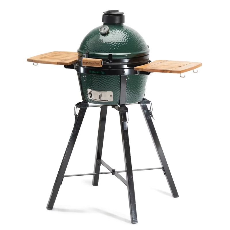Big Green Egg Foldable Stand + Shelves for MiniMax Big Green Egg