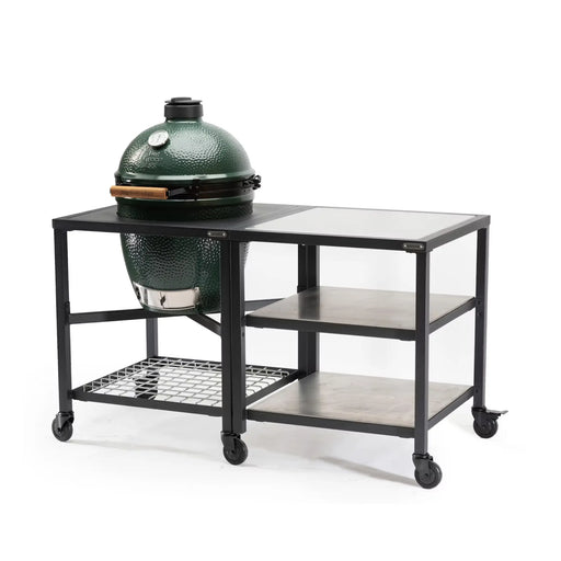 Big Green Egg Modular Nest + Expansion Frame + Stainless Steel Shelves Big Green Egg