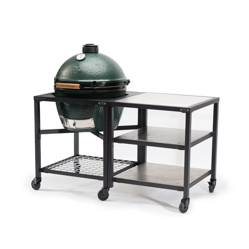 Big Green Egg Modular Nest + Expansion Frame + Stainless Steel Shelves Big Green Egg