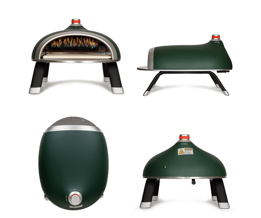 Delivita Diavolo Gas Pizza Oven Green