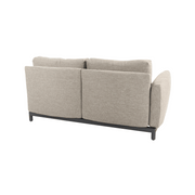 4SO Furore Outdoor Modular Lounge Set with Swivel Beige Chair and Volta Teak Tables 4 Seasons Outdoor