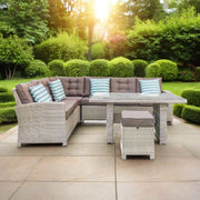 Grace Bay Corner Casual Lounging Dining Corner Set Grace Bay