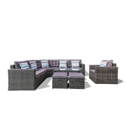 Grace Bay Rattan Garden  Lounging Corner Set