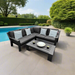 Jati & kebon Cove Corner Outdoor Sofa Set