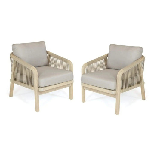 Kettler Cora Rope Lounge Armchairs | Pair Kettler