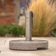Kettler 15kg Granite Parasol Base - Compact Premium Round Kettler