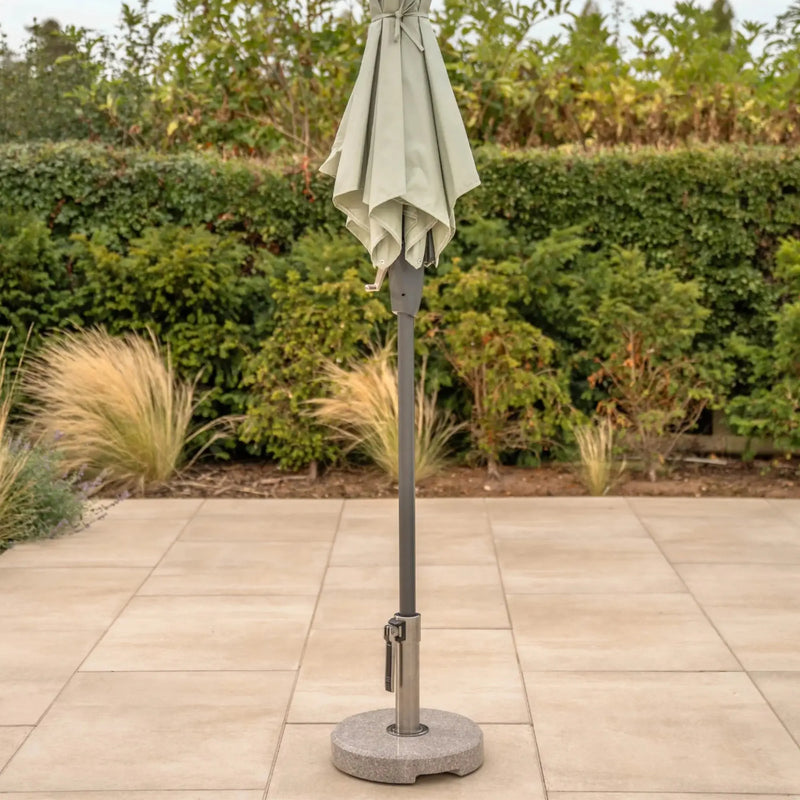 Kettler 15kg Granite Parasol Base - Compact Premium Round Kettler