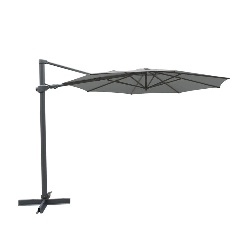 Kettler Aura 3m Round Cantilever Parasol with Night Cover Kettler