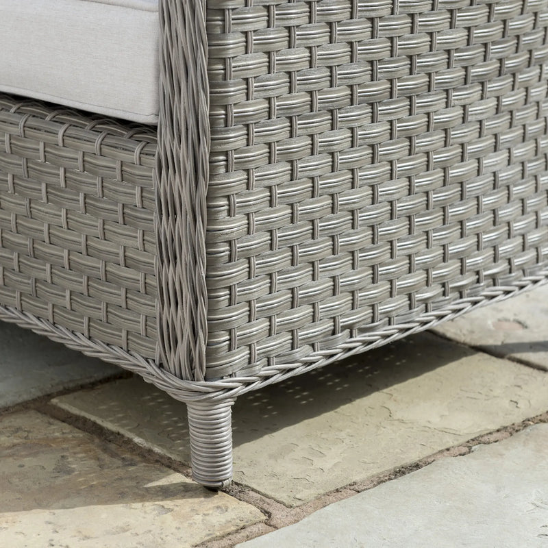 Kettler Charlbury Signature Mini Dining Corner Set with High Low Table & Weatherproof Cushions Kettler