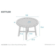 Kettler Cora 4 Seat Dining Set Kettler