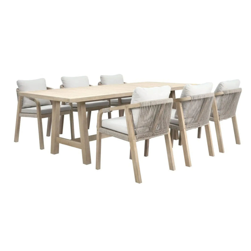 Kettler Cora 6 Seat Rectangular Dining Set Kettler